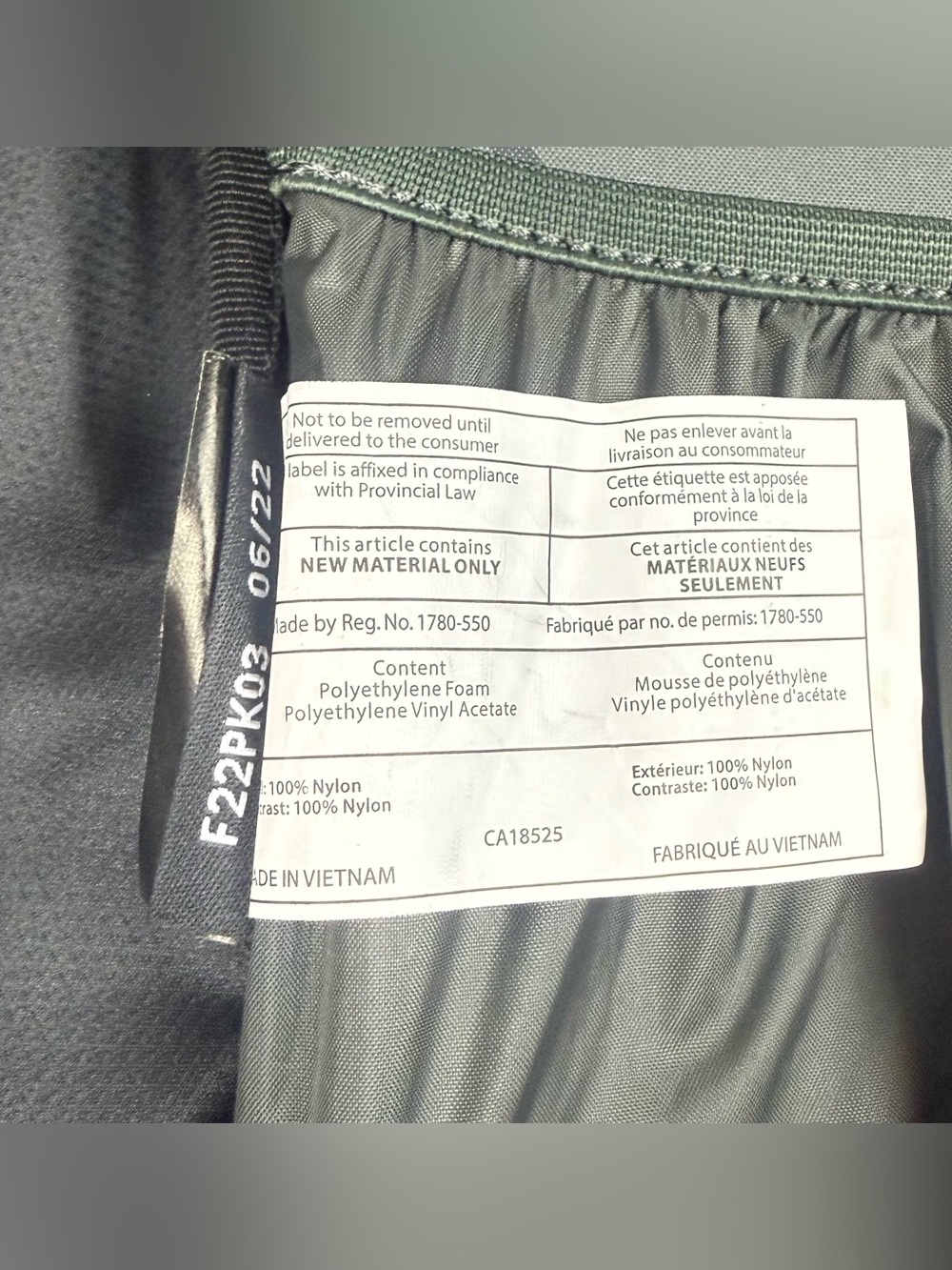 Osprey Hikelite 18 Backpack with Rain Cover Black Hiking Day Pack Tarpon Fishing - Picture 6 of 11
